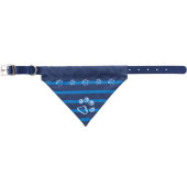 Кучешки нашийник с бандана Trixie Premium collar with neckerchief  Син цвят